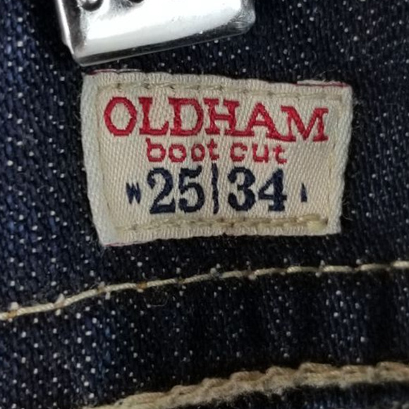 MEK Denim Buckle Oldham Bootcut Whiskering Distressed Jean's 25/34 - Picture 4 of 5